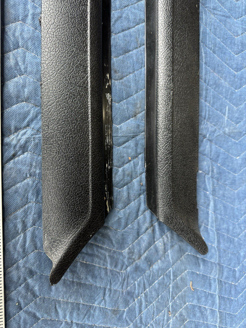 1986-1993 Volvo 240 244 245 A Pillar Trim Left & Right Pair Black OEM #4853E