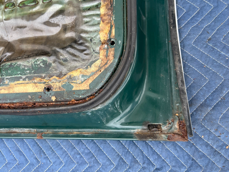1967-1974 Volvo 140 142 Coupe Front Passenger Right Door Panel Green OEM #4856EM