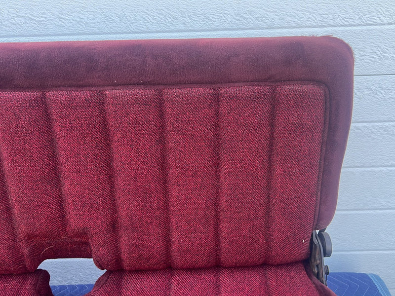 1998-1994 Chevrolet Silverado GMC Ext Cab Rear Bench Seat Maroon OEM #5531EM