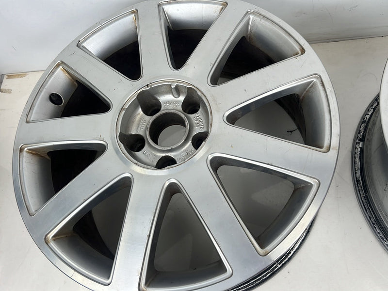 1996-2003 Audi S8 D2 A8 18" 9-Spoke Alloy Wheel Rim Set 8Jx18 OEM #6372EM