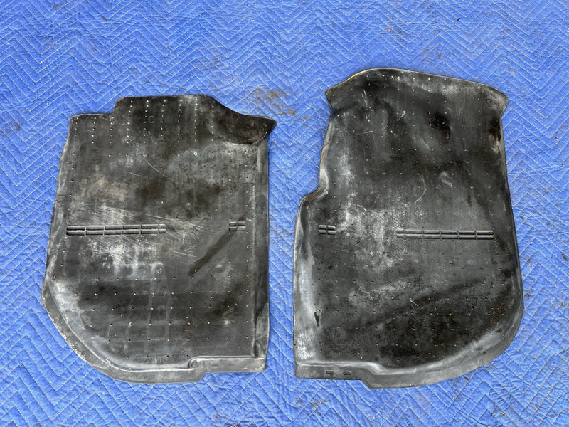 1993-1997 Volvo 850 850R Charcoal All Weather Rubber Floor Mat Pair OEM #4428E