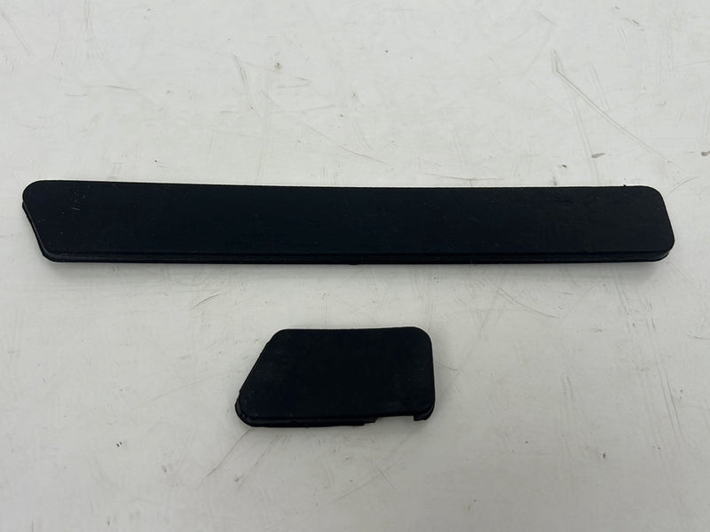 1996-2003 Audi S8 D2 A8 Front Dash Left Trim Strip Pair Black OEM #6483EM