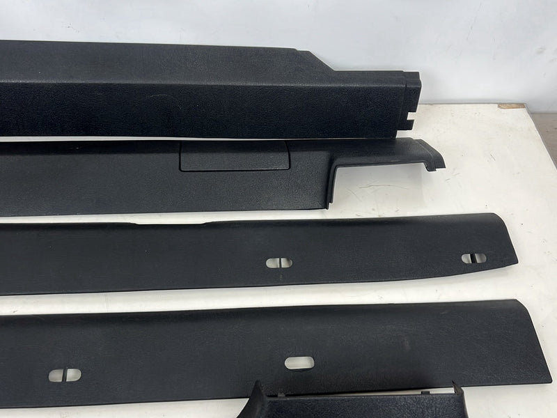 1990-1992 Volvo 740 745 940 Wagon Door Sill Headliner Trim Set Black OEM #6004EM