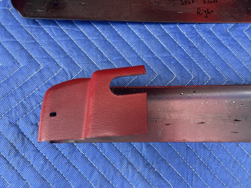 1980-1985 Cadillac Seville Front Seat Trim Red Panels GM OEM #3399M