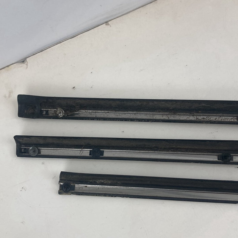 1975-1980 Volvo 244 Belt Line Door Trim Left Right Front 3 Pcs OEM #4901M