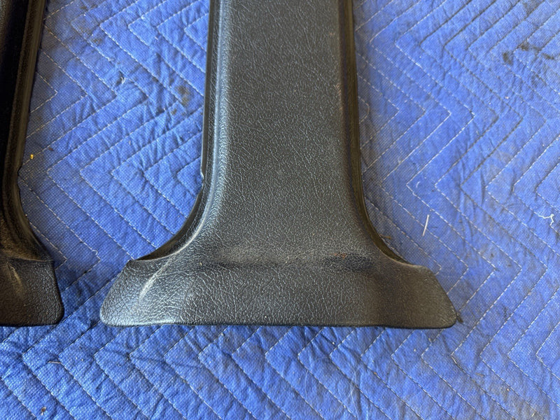 1986-1993 Volvo 240 244 Left & Right B Pillar Trim Pair 1225995 1225994 #4878E