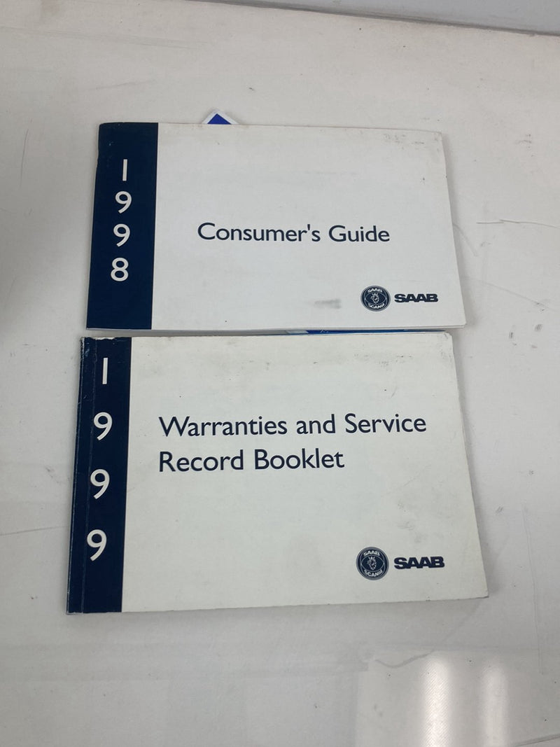 1999 Saab 9-3 - Owners Manual PN: 52368480A