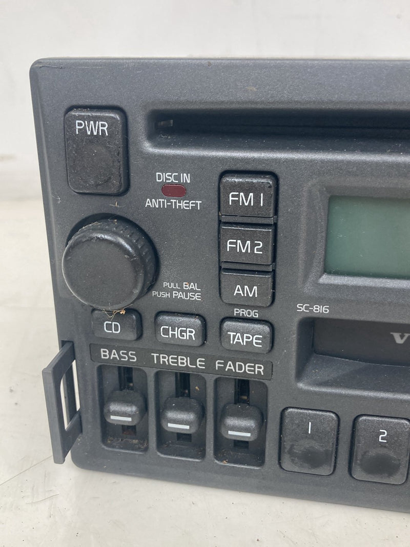 1998-2000 Volvo V70 S70 AM FM Stereo Radio CD Tape Player Head Unit OEM #5196M
