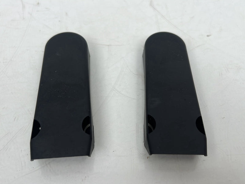 1996-2003 Audi S8 D2 A8 Windshield Wiper Bolt Cover Trim Pair Black OEM #6484EM