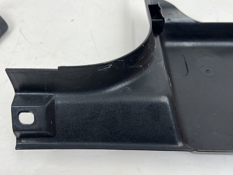 1990-1992 Volvo 740 745 Right & Left Kick Panel Trim Pair Black OEM #5725EM