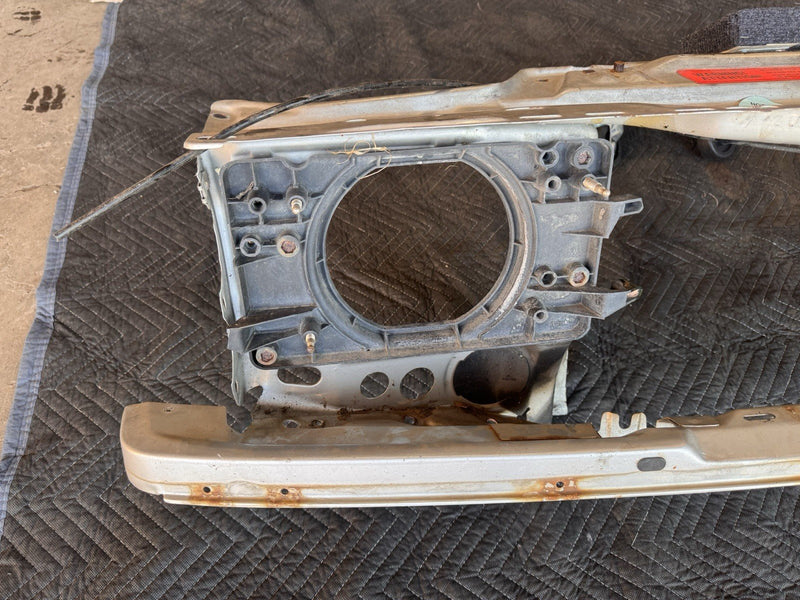 1986-1993 Volvo 240 244 245 Front Radiator Core Support Headlight OEM #4974E