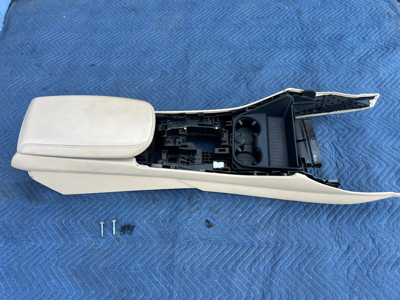 2011-2017 BMW X3 F25 Beige Center Console Arm Rest Storage Compartment OE#2404EM
