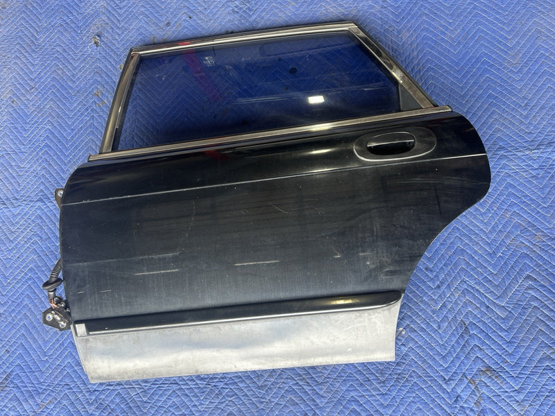 1998-2003 Jaguar XJR XJ X308 Driver Left LH Rear Door Black Sedan OEM #4776E