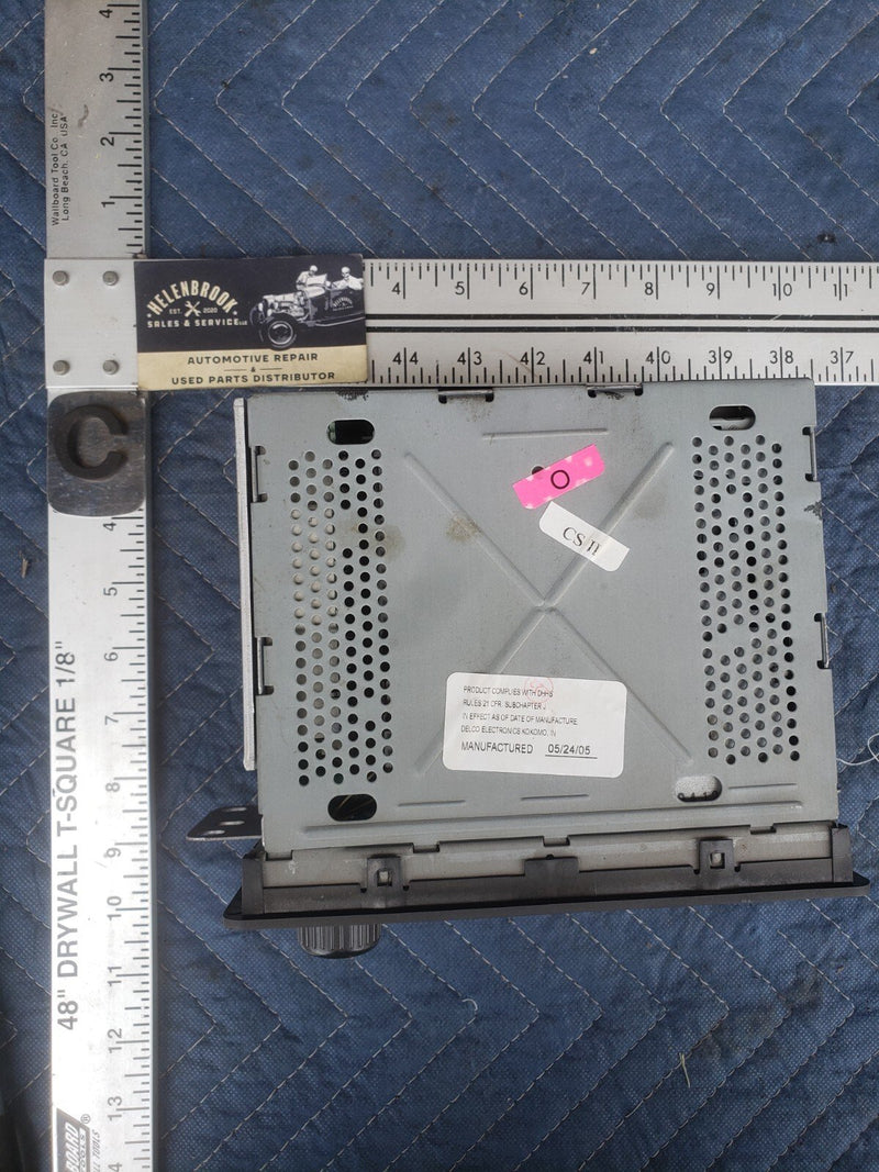 2000-2005 Chevy Impala Dash Stereo Radio CD Player AM FM Head Unit OEM #1928CN