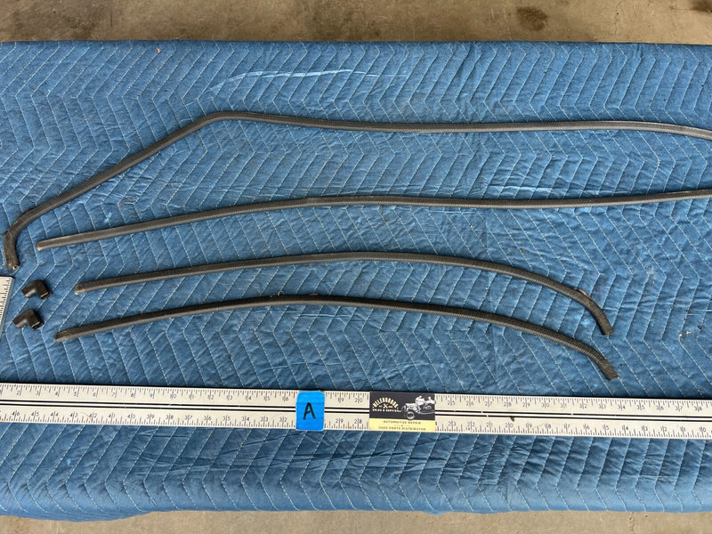1983-1985 Porsche 944 Right & Left Door to Carpet Seam Seal Trim Set OEM #2441EM