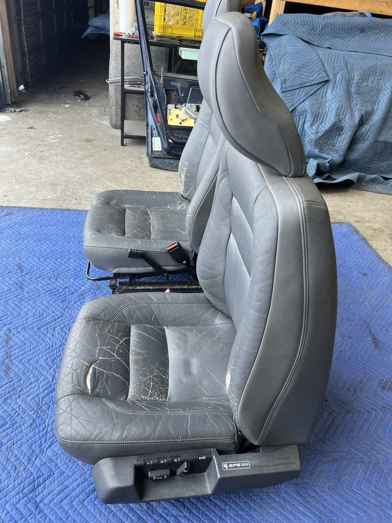 1993-1997 Volvo 850 850R Front Charcoal Seat Pair Left & Right OEM #4409E