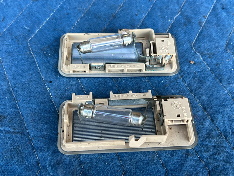 2000-2005 BMW 330xi 325xi E46 Right & Left Sun Visor Light Pair Tan OEM #4794EM