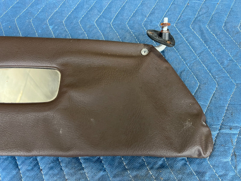 1983-1985 Porsche 944 Right & Left Brown Sun Visor Shade Pair OEM #2422EM