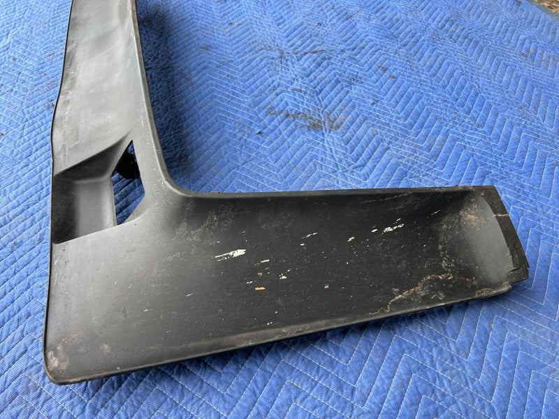 1989-1995 Volvo 740 940 Sedan Rear Bumper Cover Lower Valance Black OEM #3815EM