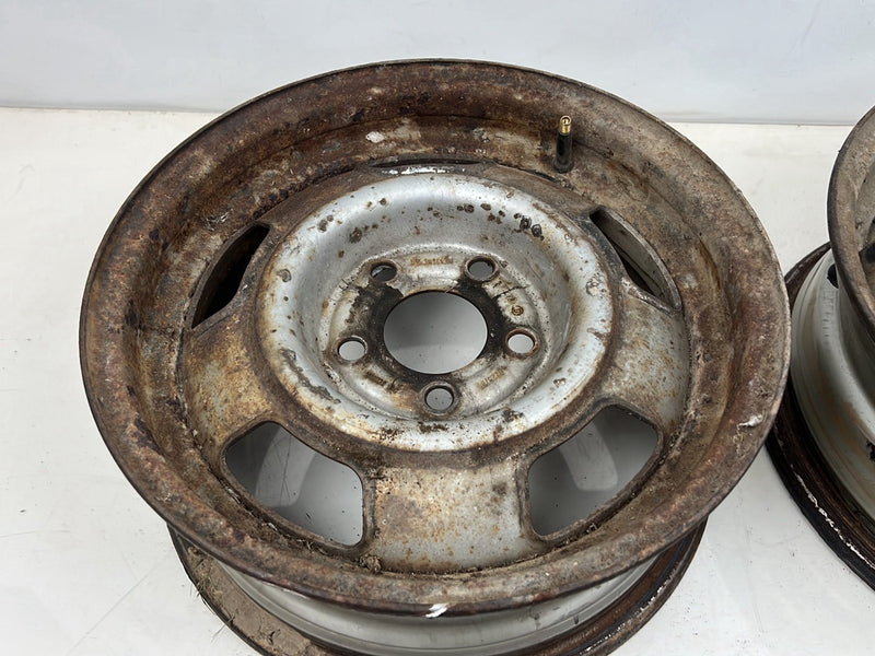 1975-1980 Volvo 244 240 14" Steel Wheel Rim Set of 4 5.5Jx14x20 OEM #5404EM