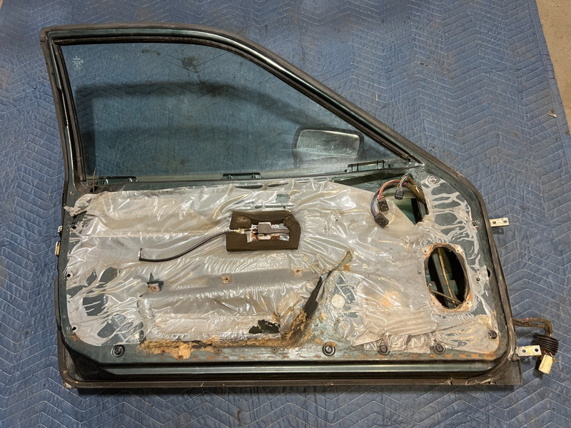 1983-1985 Porsche 944 Green Front Driver Left LH Door Panel Assembly OEM #2508EM