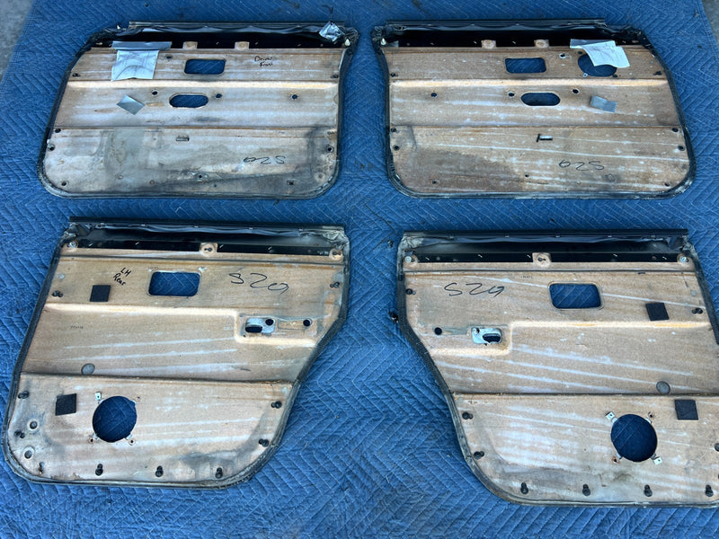 1986-1993 Volvo 240 244 *Sedan Only* Door Card Set of 4 Gray Black OEM #4374EM