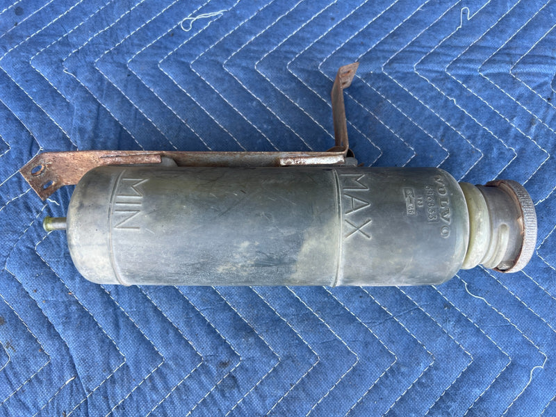 1967-1974 Volvo 140 142 144 145 Coolant Overflow Reservoir Tank Jug OEM #4947EM