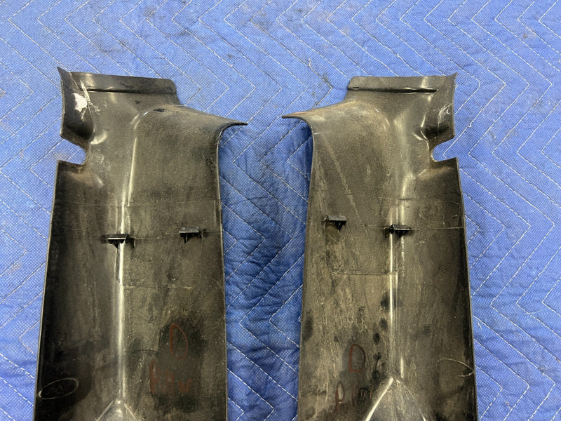 1992-1995 Volvo 940 740 Rear Right & Left D Pillar Trim Pair Gray OEM #3190EM