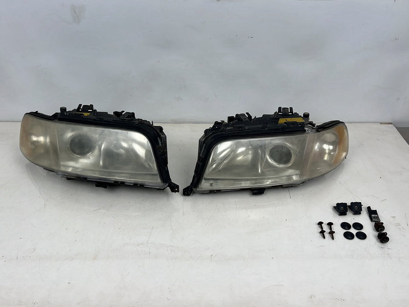 1996-2003 Audi S8 D2 A8 Front Right & Left Headlight Lamp Pair OEM #6514EM