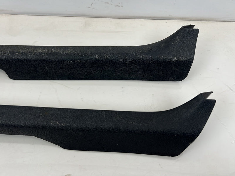 1975-1980 Volvo 244 240 Scuff Plate Door Sill Trim Set of 4 Black OEM #5291EM