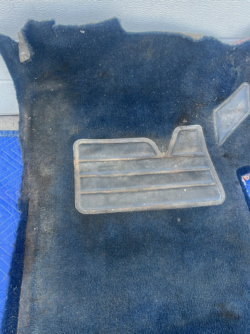 1988-1998 Chevrolet Silverado Ext Cab 4x4 Molded Carpet Set Dark Blue OE #5537EM