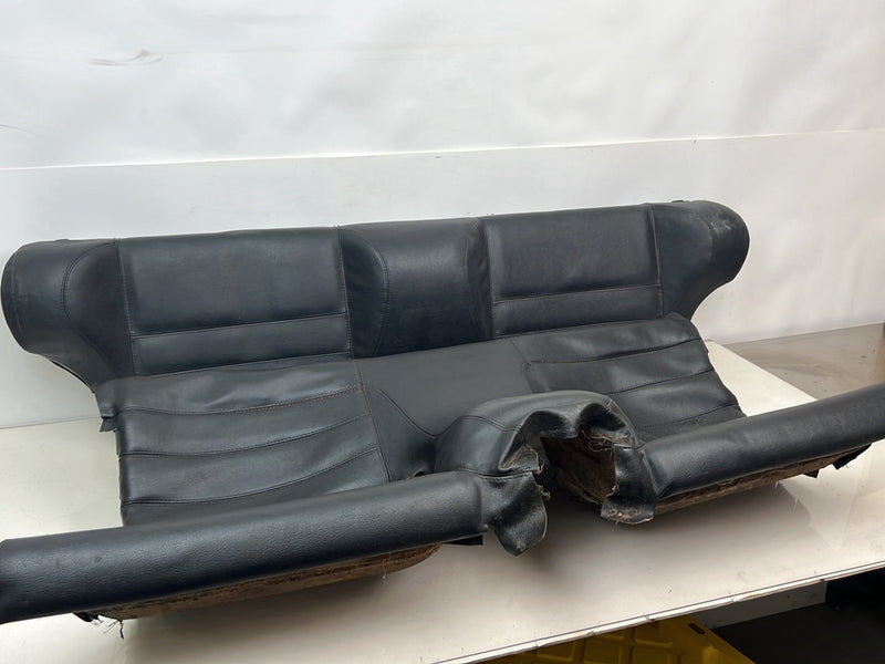 1983-1985 Porsche 944 Black Leather Rear Seat Assembly OEM #5713EM
