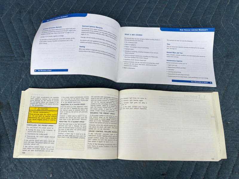 2003 Toyota Camry Owner's User Manual Pamphlet Guide OEM #5006EM
