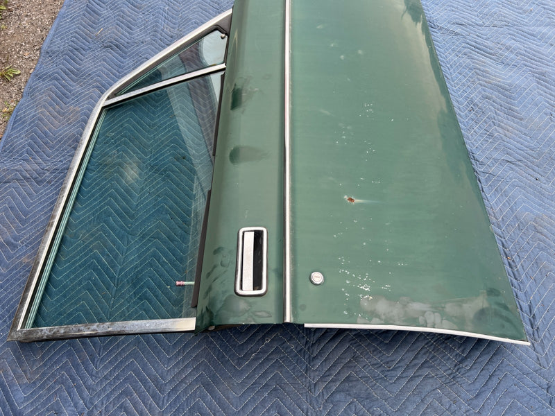 1967-1974 Volvo 140 142 Coupe Front Passenger Right Door Panel Green OEM #4856EM
