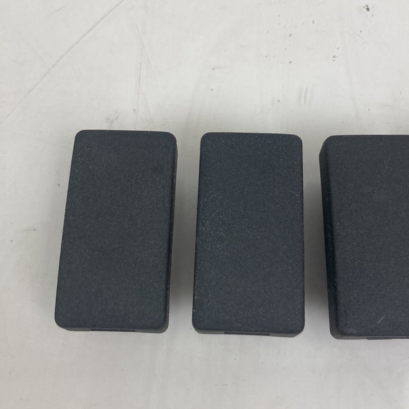 1998-2000 Volvo V70 Switch Blank Set of 4 Black 9128211 OEM #5162M