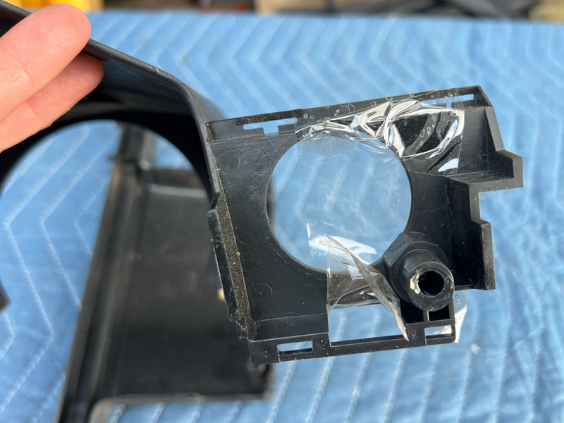 1986-1993 Volvo 240 244 Sedan Steering Column Surround Trim Black OEM #4190EM