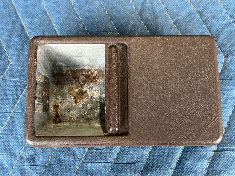 1983-1985 Porsche 944 Front Brown Ash Tray Coin Storage Compartment OEM #2435EM