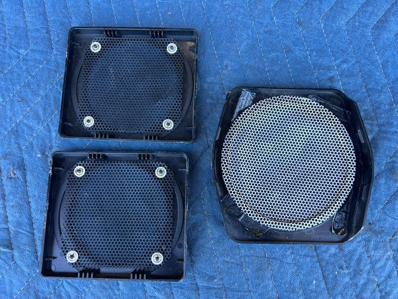 1986-1993 Volvo 240 244 245 Speaker Tweeter Cover Grille Trim Set OEM #4514EM