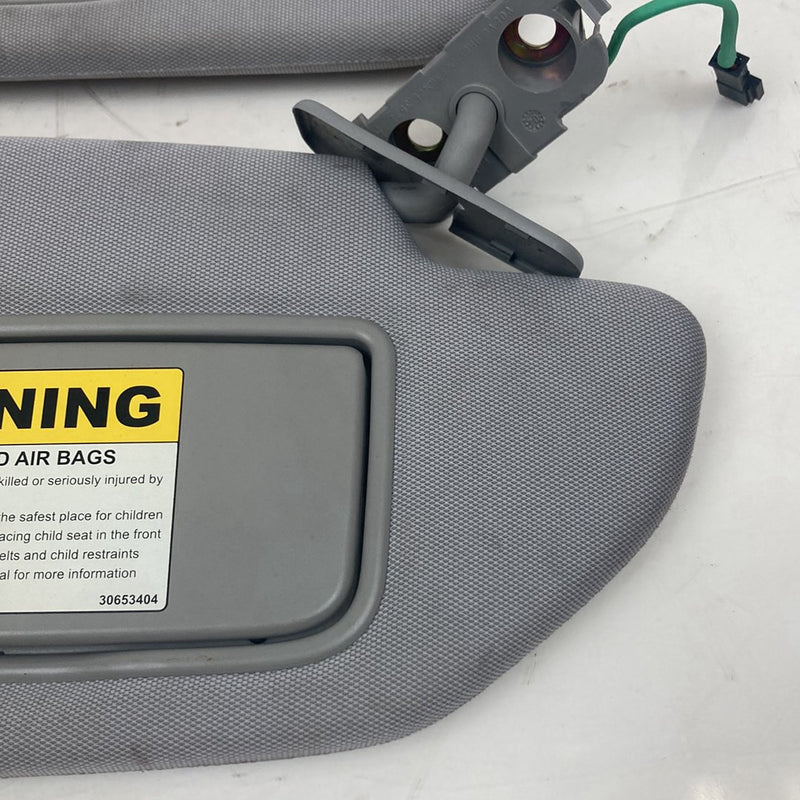 2005 Volvo XC90 I 275 Sun Visor Gray Cloth 39890510 39890504 OEM #4802M