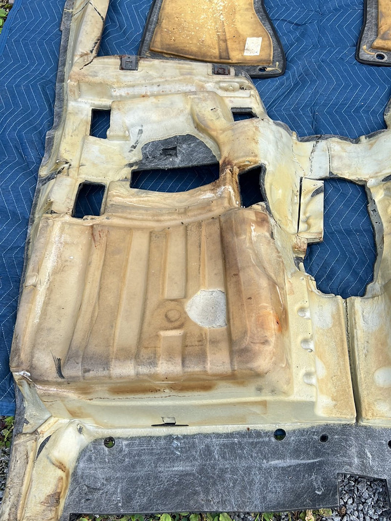 1996-2003 Audi S8 D2 A8 Front Rear Left Right Molded Carpet Set Gray OEM #6480EM
