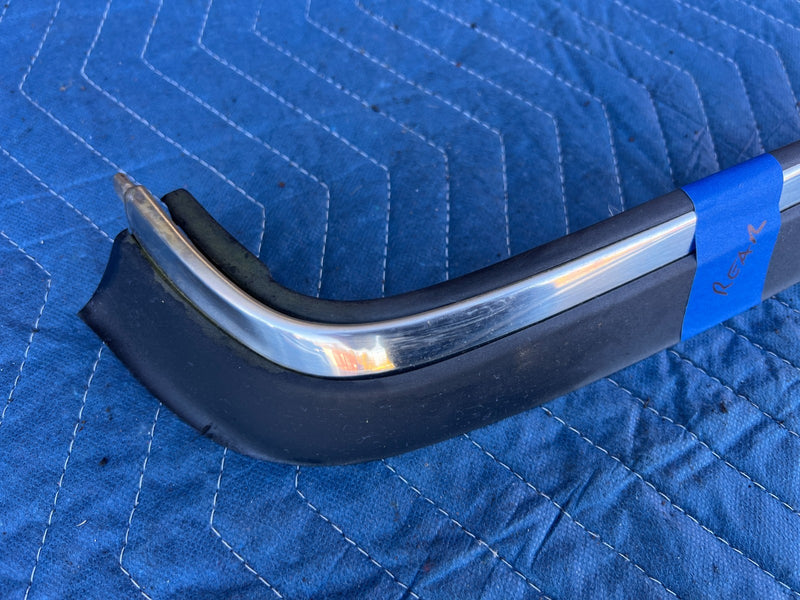1986-1993 Volvo 240 244 Sedan Rear Right & Left Bumper Trim Molding OEM #4264EM