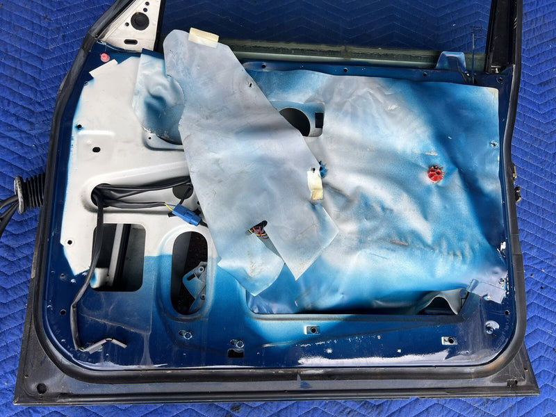 1986-1993 Volvo 240 244 245 Passenger Front Door Right Complete Blue OEM #3753E