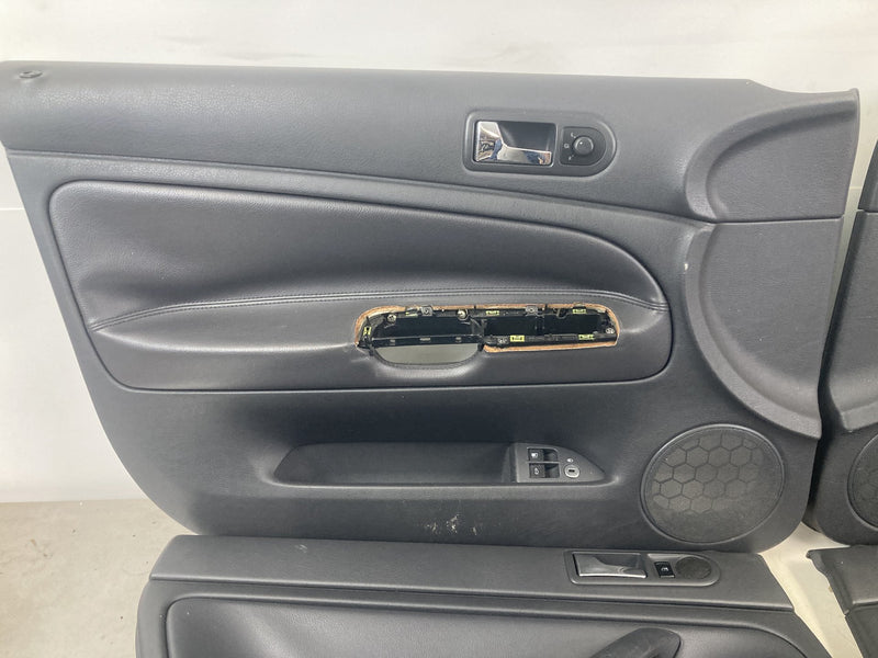 2001-2005 Volkswagen Passat Door Card Set of 4 Black OEM #5563M