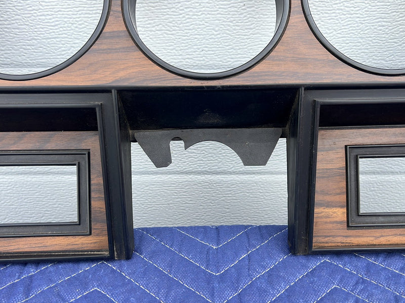 1981-1993 Dodge Ram D150 D250 Dash Gauge Cluster Trim Wood Grain OEM #5157EM