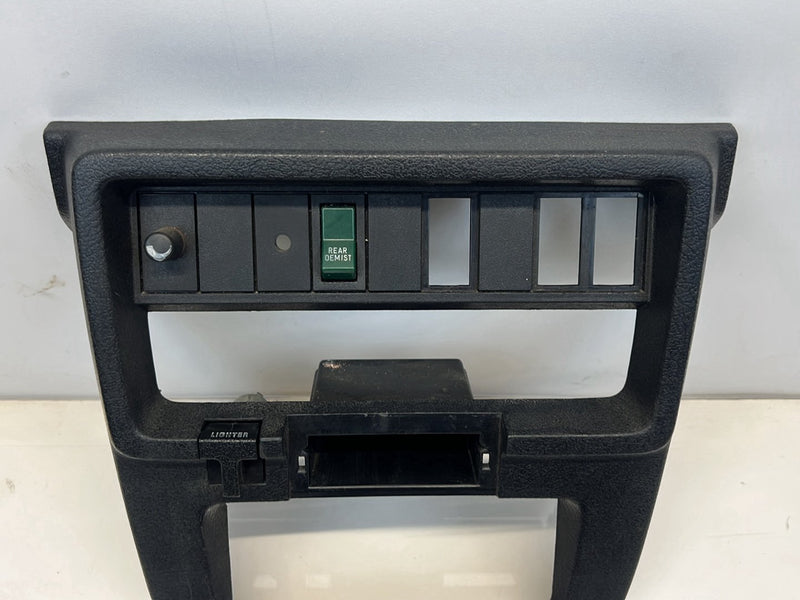 1975-1980 Volvo 244 240 Dash Center Stereo Surround Trim Black OEM #5281EM