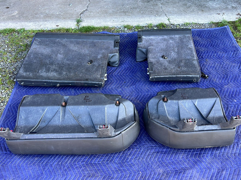 1993-1997 Volvo 850 Split Bench Rear Seat Assembly Gray Leather OEM