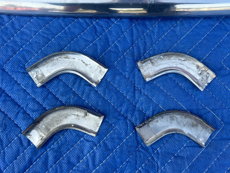 1967-1974 Volvo 140 142 144 145 Front Windshield Molding Trim Chrome OEM #4897EM