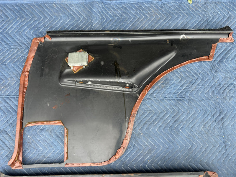 1967-1974 Volvo 140 142 Coupe Rear Right Left Door Card Trim Brown OEM #4849EM