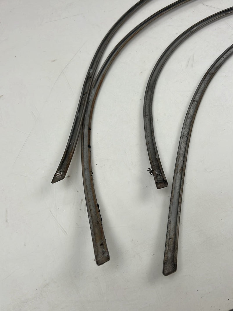 1975-1980 Volvo 244 240 Sedan Wheel Well Arch Trim Chrome Set OEM #5353EM