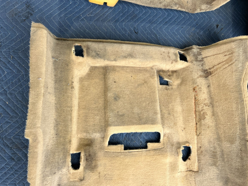 1998-2003 Mercedes W210 E320 Wagon Molded Carpet Full Set Tan OEM #4738EM